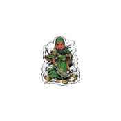 忠義正財神(關聖帝君)-防水貼紙(60枚)