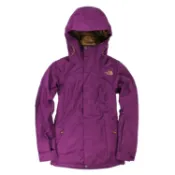 美國百分百【全新真品】The North Face 外套 TNF 夾克 防水 防風 滑雪 北臉 紫 女 XS E447