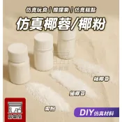 ★絲樂屋★現貨直出 仿真椰蓉.椰粉 2g/10g 仿真椰子絲 椰蓉效果 不可食用 [仿真食物、袖珍食物、袖珍材料]