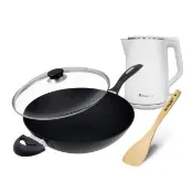 【SCANPAN】丹麥CLS系列新鑄造不沾炒鍋32CM(送快煮壺)