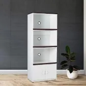 【ASSARI】防潮防蛀緩衝三拖盤高塑鋼電器櫃(寬65x深43x高180cm)