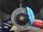 土城輪胎王 世盟 N1 小四活塞 卡鉗 286MM 碟盤 水藍 206