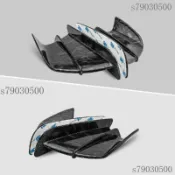 摩托車裝飾固定翼 定風翼 仿賽定風翼 適用R2 大勁戰四代目CNSY三陽 改裝下脣定風翼鯊魚鰭鳥嘴側風翼