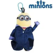 小小兵 minions 玩偶吊飾 娃娃 珠鍊鑰匙圈 暗黑時代 Kevin 凱文 吸血鬼 日本正版【403225】