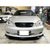 客製版 豐田 04-09年 9代 9.5代 ALTIS 直上 鋼琴烤漆黑 前下巴 下擾流板 前定風翼 保險桿 專用下巴