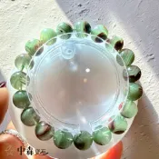 中森寶石🔮頂級 金字塔 綠幽靈 千層綠幽靈 手珠 手鍊 豆沙綠 天然無染色 綠幽靈 金字塔綠幽靈 千層綠幽靈 天然水晶