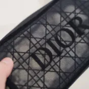 雷納代購🌟 貨在臺❤️‍🔥DIOR 迪奧 黑色 化妝包 蕾絲 透紗 滿額禮 收納 盥洗包 出國 旅遊