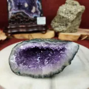 (店+)【藍夜水晶】烏拉圭紫水晶 原皮原礦 紫晶簇 紫晶洞 紫晶鎮  異象水晶 K16