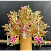 【鳳冠】精鑽正安金紙帽