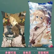 薇爾莉特等身抱枕動漫周邊紫羅蘭永恆花園半身來圖定製枕含枕心