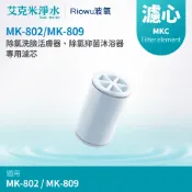 艾克米淨水 【Riowu波氧】波氧1號 MK-802 除氯洗臉活膚器/波氧2號 MK-809 除氯抑菌沐浴器濾心MKC-802（一入）