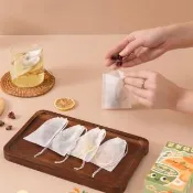 【Dagebeno荷生活】封邊細密防止外漏無紡布茶包 不留茶渣食品級滷料茶包袋(2盒)