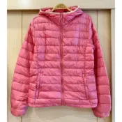 米格國際正品 lativ 連帽輕量羽絨外套（女）M號