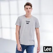 Lee TAIWAN 小Logo短袖T恤 男 灰 Modern LL2101469CG