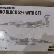 （可開發票）天力 1/48 希臘空軍 F-16C BLOCK 52+ ITH CFT 限量 K48152。全新未拆，八角