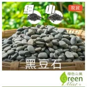 黑豆石 天然石頭 多肉介質 鋪面裝飾 裝飾石 水族 多肉植物鋪面 景觀 園藝 盆栽【綠色山嵐】