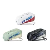 YONEX 優乃克 /  6 支裝羽球袋 /BA02626EX/黑/白/煙霧綠
