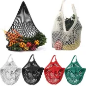 Portable Reusable Grocery Mesh Bags / Shopping Totes Fruit V