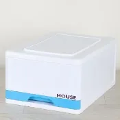 【HOUSE 好室喵】采漾抽屜式整理箱單層  3入(一層櫃、收納)
