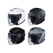【SMK HELMETS】台灣總代理 3/4 半罩安全帽｜GTJ 素色款(金屬插扣 內墨片 DOT+ECE雙認證)