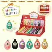 Decole Concombre 松足神社系列 開運貓 達摩 6色 日本帶回 保證正品 招福六色達摩貓