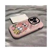 (店+)派大星奶茶適用蘋果15手機殼iPhone17全包新款13pro硅膠12軟殼 簡約全包 適用全系列蘋果手機保護殼