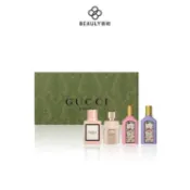 GUCCI 5ml小香4入禮盒(花悅+華麗梔子花+幻夢木蘭+罪愛)《BEAULY倍莉》女性小香 禮物包裝