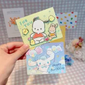 台灣製 正版授權 三麗鷗 帕恰狗 趴恰狗 大耳狗 喜拿狗 立體 造型 小卡 卡片 萬用卡 生日卡 感謝卡