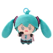 初音未來 甩甩馬尾-笑笑款/兇兇款/暈暈款 絨毛 吊飾 掛飾 頭髮會轉 正版