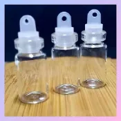 ⚡️24h⚡️ DIY 迷你 許願瓶 塑膠蓋 玻璃瓶 金豆 漂流瓶  買10送1🔥好運🔥