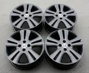 【彰化 田中 中古輪胎館】編號:177 FIT 原廠鋁圈 16吋 4X100 / 6J / ET53 消光鐵灰(極新