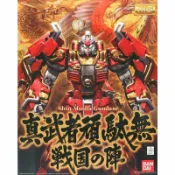 鋼普拉 eye攝影 【鋼普拉】現貨 BANDAI 鋼彈 MG 1/100 SHIN MUSHA GUNDAM 真武者頑馱無 戰國之陣 附屏風