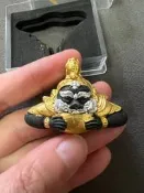 【可開發票】泥土 壓制 吊墜 拉胡 2549 阿贊哥朋 瓦帕瑪哈塔 吊墜38795【满额免運】
