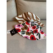 Uniqlo marimekko 條紋花朵漁夫帽