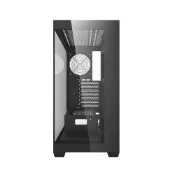 (店+)【darkFlash 大飛】DS900 ATX電腦機殼-黑色(內建ARGB風扇*4 /TYPE-C/顯卡支架)