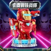 卡皮巴拉鋼鐵水豚磁吸玩具拼裝機甲水豚公仔3d列印模型手辦