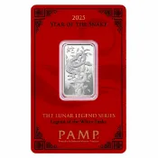 2025瑞士PAMP蛇年10克銀條