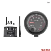 3.75 英寸汽車改裝儀表黑白光轉速表 0-8000 指針轉速表 92 毫米