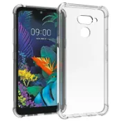 協貿國際日用品生活7館 適用LG V40 thinQ+透明氣囊防摔保護殼 V405UA手機套鋼化膜
