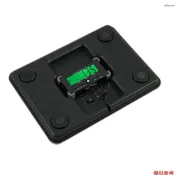 不鏽鋼地磅秤 120kg量程10g精度一件式可收納電子秤 液晶背光/自動關機/數據保持/去皮/計數 銀+黑色 PS-23