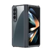 【XUNDD 訊迪】三星 Samsung Galaxy Z Fold4 軍事防摔 鏡頭全包覆 清透保護手機殼-夜幕黑