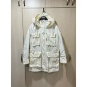 Hugo boss 2way jacket 羽絨 軍裝白大衣
