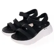 【SKECHERS】女鞋 健走系列 涼鞋 拖鞋 MAX CUSHIONING FOAMIES(111126BKW)