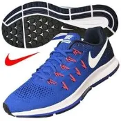 74折 S.G Nike Air Zoom Pegasus 33 藍白黑 休閒 運動 慢跑鞋 男鞋 831352-401
