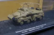 協貿國際日用品生活11館 IXO 1/72合金成品 二戰德軍SdKfz.232裝甲車非洲軍團