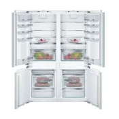 【QKShopping】【現金價請來電】BOSCH 博世 BTWPRF19BP 崁入式 對開四門冰箱(上冷藏下冷凍) 220V 全新公司貨 德國原裝 只送不裝 (KIN86AD31D*兩台)