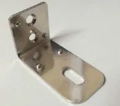 沖壓製造加工 2mm 厚 L型鐵片 固定片 59*30*34mm  表面鍍鎳