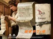 【殺手布丁x喵】【全新現貨】魔戒官方 哈比人 比爾博巴金斯 冒險合約書 1:1 意外旅程 甘道夫索林橡木盾
