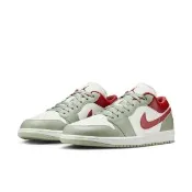 【NIKE 耐吉】運動鞋 籃球鞋 男鞋 AIR JORDAN 1 LOW 喬丹 低筒 白綠色(553558133)