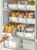 喜挖2店 懶角落冰箱收納盒雞蛋整理食品級廚房儲物保鮮盒冷凍蔬菜水果專用